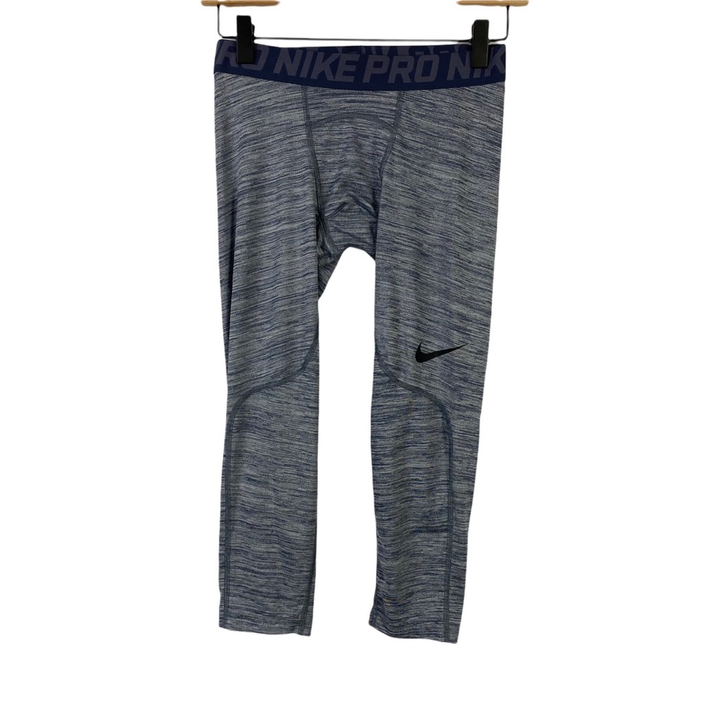 Nike Pro Dri-FIT Heathered Leggings Gym Exercise Size Small - Picture 3 of 9